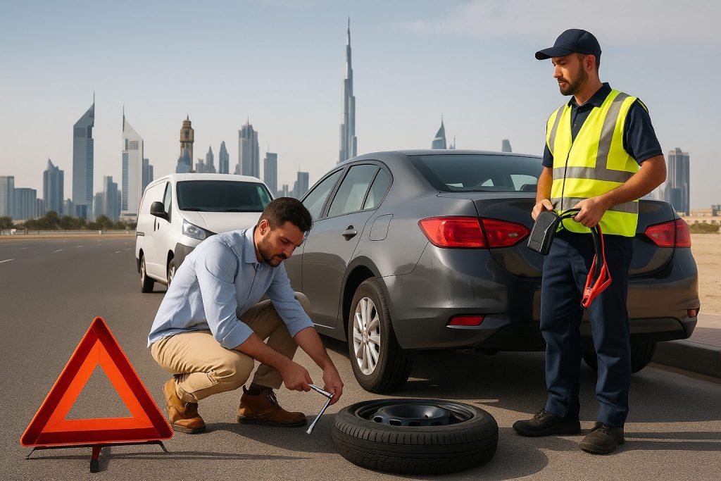What To Do When You Get a Flat Tire in Dubai